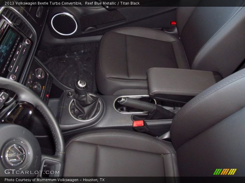 Reef Blue Metallic / Titan Black 2013 Volkswagen Beetle Turbo Convertible
