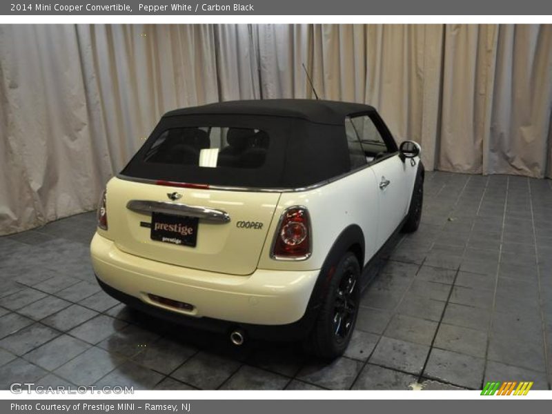 Pepper White / Carbon Black 2014 Mini Cooper Convertible