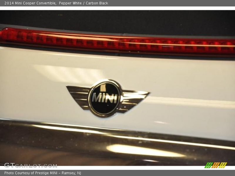 Pepper White / Carbon Black 2014 Mini Cooper Convertible