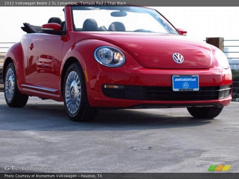 Tornado Red / Titan Black 2013 Volkswagen Beetle 2.5L Convertible