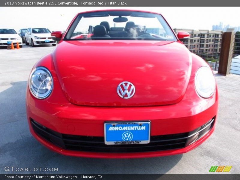 Tornado Red / Titan Black 2013 Volkswagen Beetle 2.5L Convertible