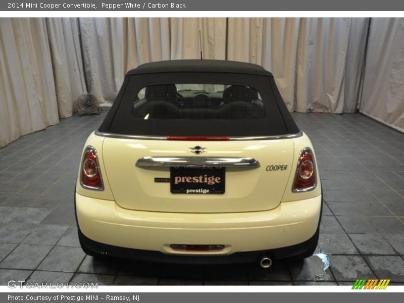 Pepper White / Carbon Black 2014 Mini Cooper Convertible