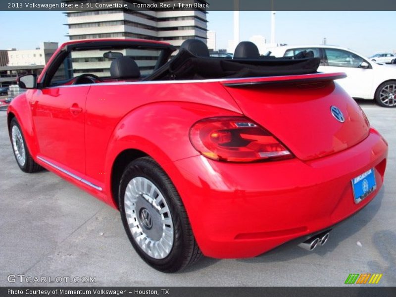Tornado Red / Titan Black 2013 Volkswagen Beetle 2.5L Convertible