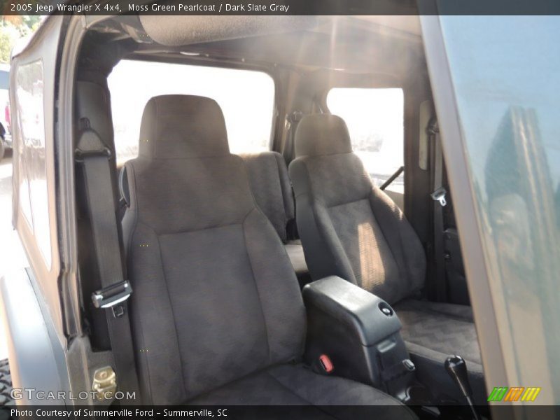 Moss Green Pearlcoat / Dark Slate Gray 2005 Jeep Wrangler X 4x4