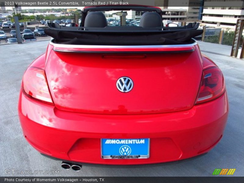 Tornado Red / Titan Black 2013 Volkswagen Beetle 2.5L Convertible