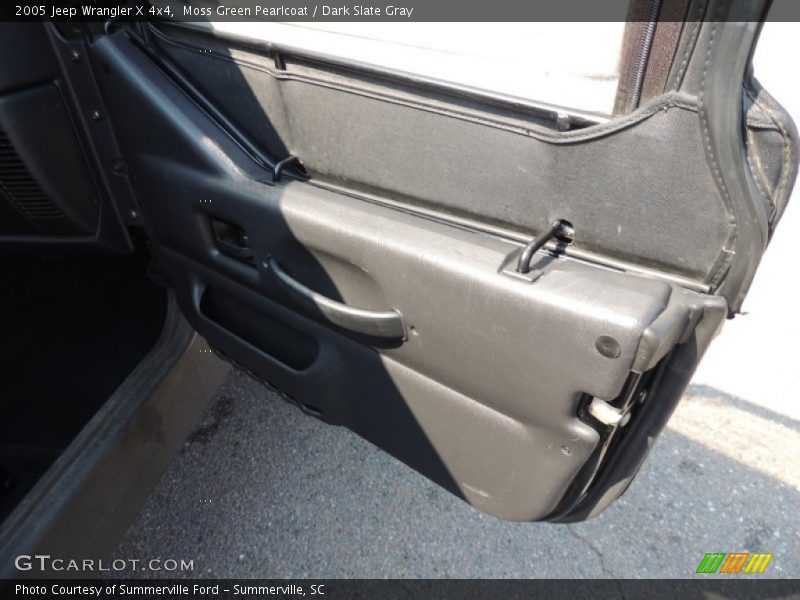 Moss Green Pearlcoat / Dark Slate Gray 2005 Jeep Wrangler X 4x4