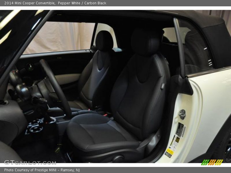 Pepper White / Carbon Black 2014 Mini Cooper Convertible