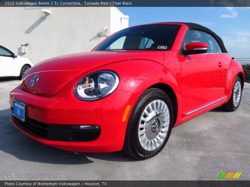 Tornado Red / Titan Black 2013 Volkswagen Beetle 2.5L Convertible