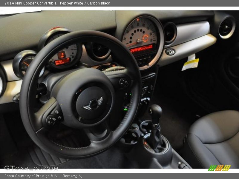 Pepper White / Carbon Black 2014 Mini Cooper Convertible