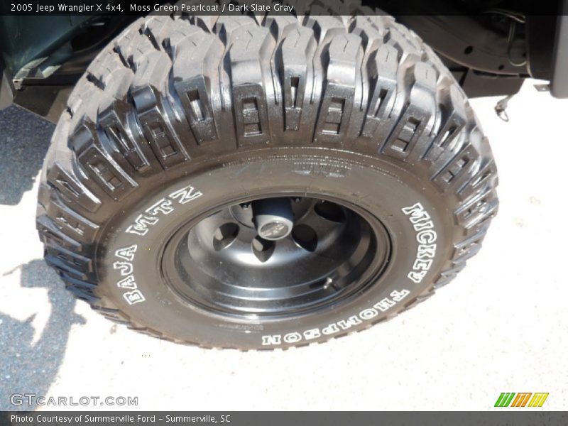 Moss Green Pearlcoat / Dark Slate Gray 2005 Jeep Wrangler X 4x4