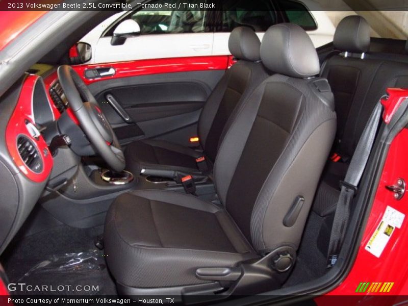 Tornado Red / Titan Black 2013 Volkswagen Beetle 2.5L Convertible
