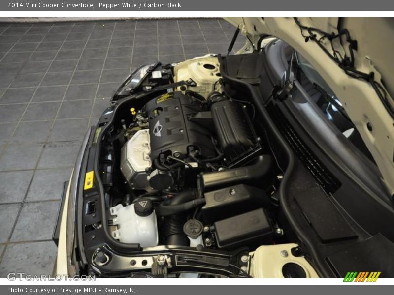 Pepper White / Carbon Black 2014 Mini Cooper Convertible