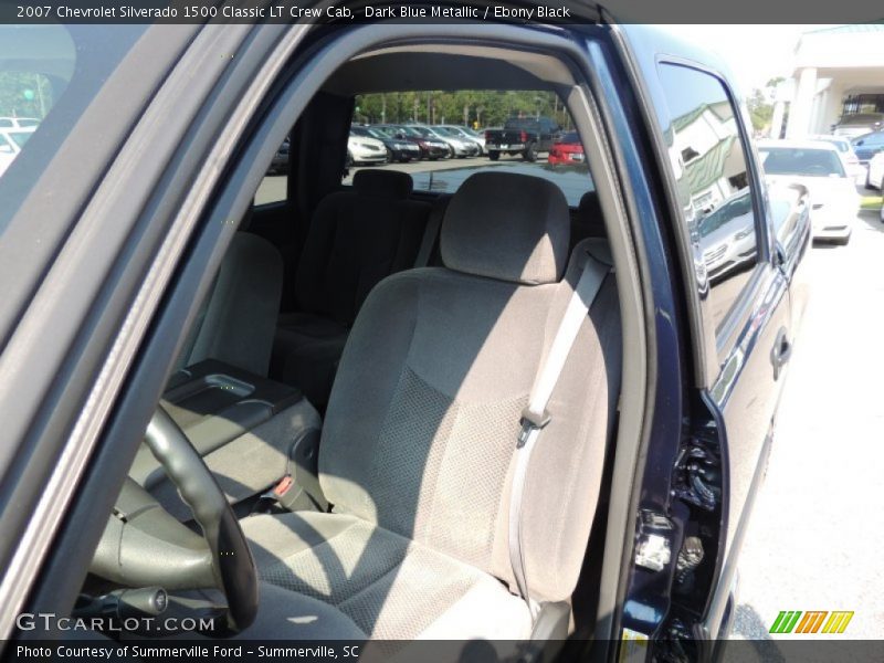 Dark Blue Metallic / Ebony Black 2007 Chevrolet Silverado 1500 Classic LT Crew Cab