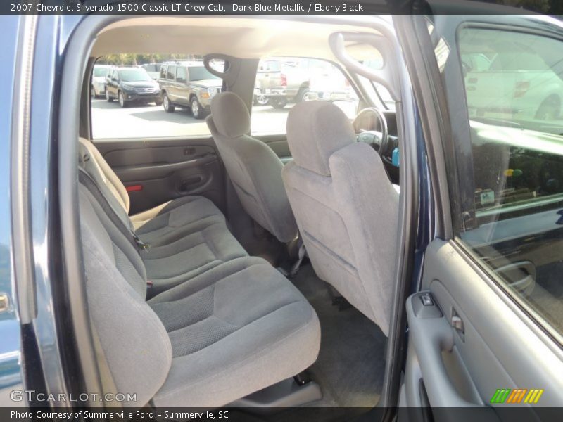 Dark Blue Metallic / Ebony Black 2007 Chevrolet Silverado 1500 Classic LT Crew Cab