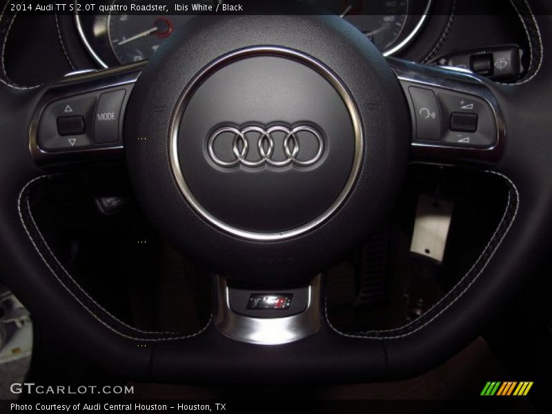 Ibis White / Black 2014 Audi TT S 2.0T quattro Roadster