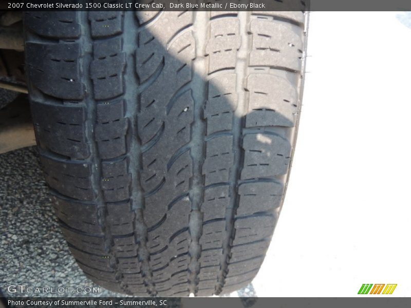 Dark Blue Metallic / Ebony Black 2007 Chevrolet Silverado 1500 Classic LT Crew Cab