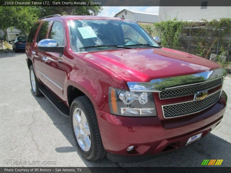 Dark Cherry Metallic / Ebony 2009 Chevrolet Tahoe LTZ