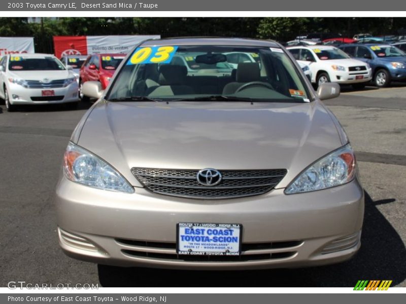 Desert Sand Mica / Taupe 2003 Toyota Camry LE