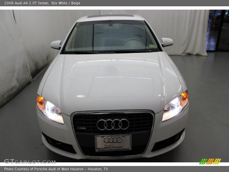 Ibis White / Beige 2008 Audi A4 2.0T Sedan