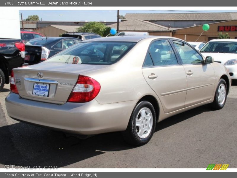Desert Sand Mica / Taupe 2003 Toyota Camry LE