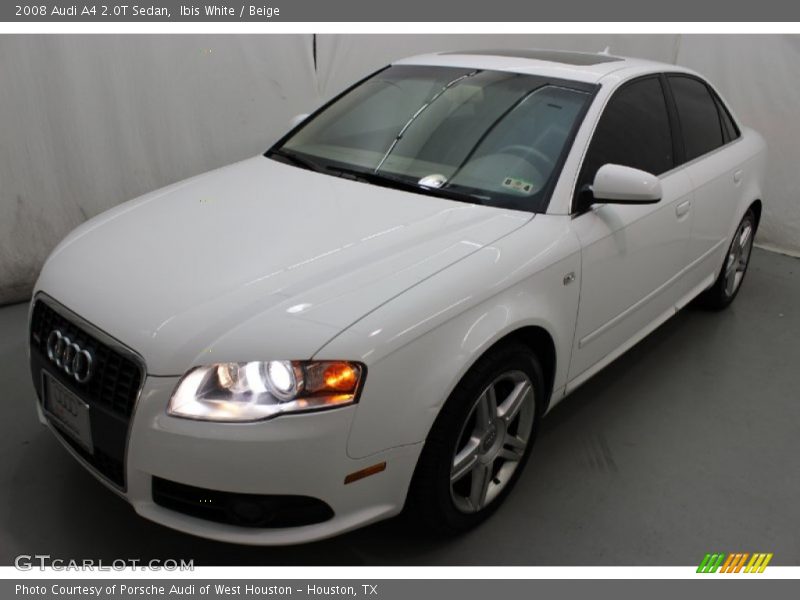 Ibis White / Beige 2008 Audi A4 2.0T Sedan