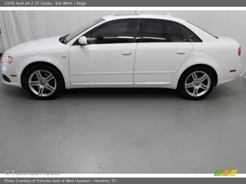 Ibis White / Beige 2008 Audi A4 2.0T Sedan