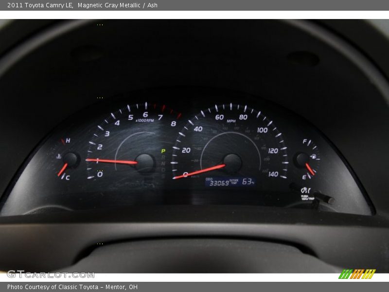 Magnetic Gray Metallic / Ash 2011 Toyota Camry LE
