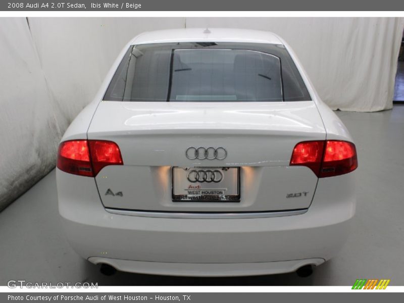 Ibis White / Beige 2008 Audi A4 2.0T Sedan