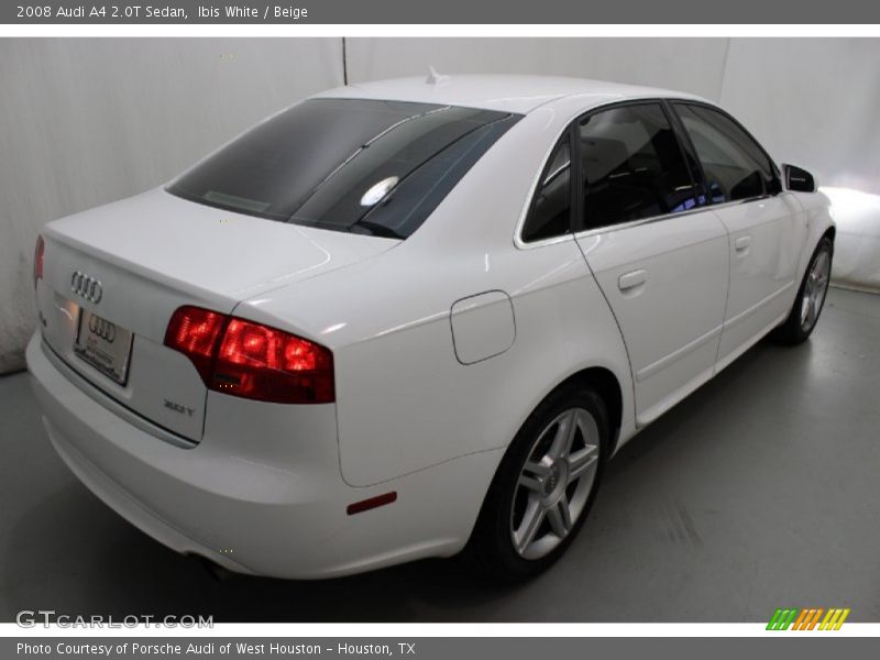 Ibis White / Beige 2008 Audi A4 2.0T Sedan