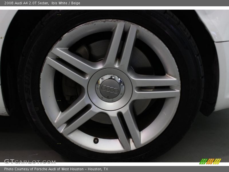 Ibis White / Beige 2008 Audi A4 2.0T Sedan
