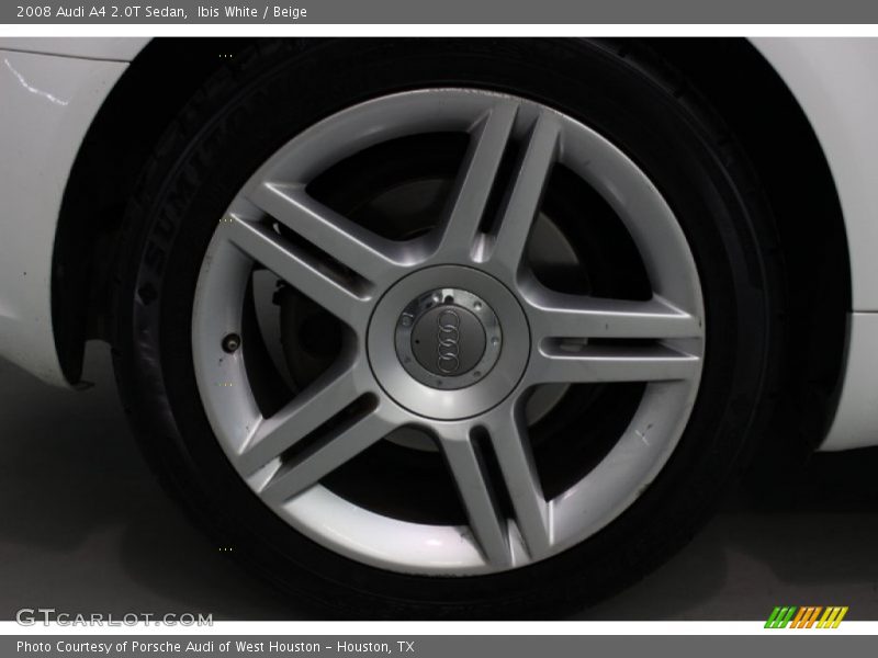 Ibis White / Beige 2008 Audi A4 2.0T Sedan