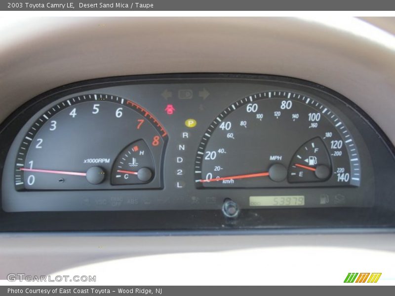 Desert Sand Mica / Taupe 2003 Toyota Camry LE