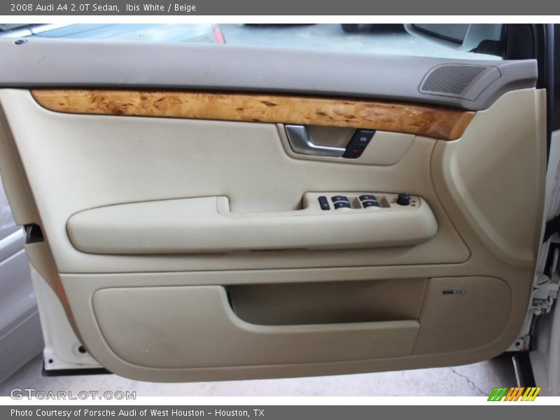 Ibis White / Beige 2008 Audi A4 2.0T Sedan