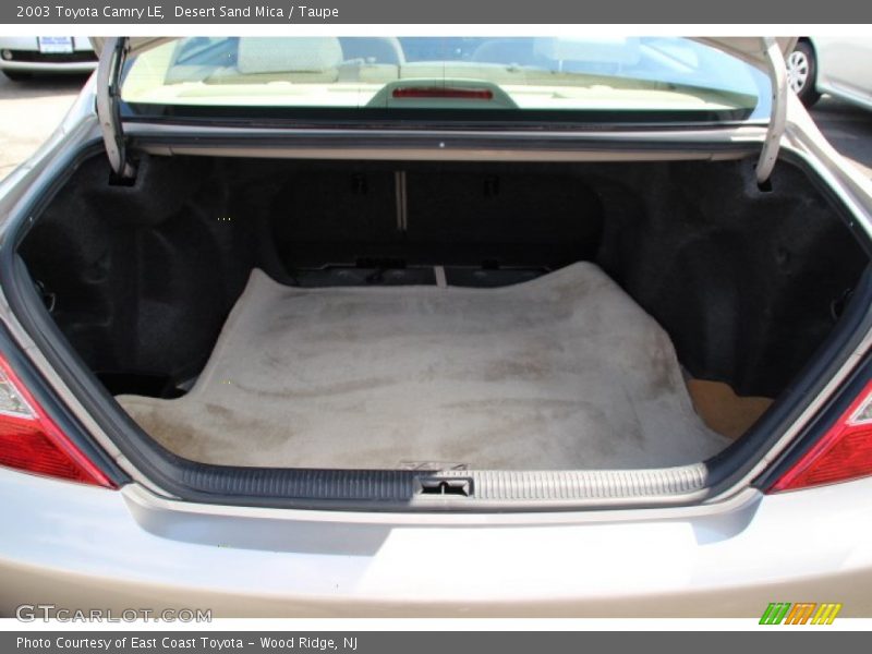 Desert Sand Mica / Taupe 2003 Toyota Camry LE