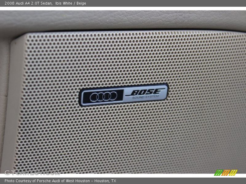 Ibis White / Beige 2008 Audi A4 2.0T Sedan