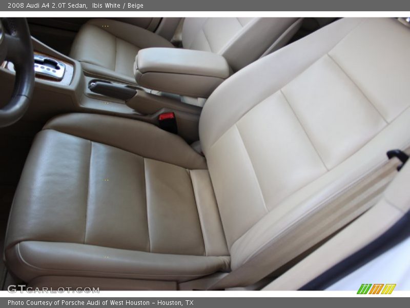 Ibis White / Beige 2008 Audi A4 2.0T Sedan