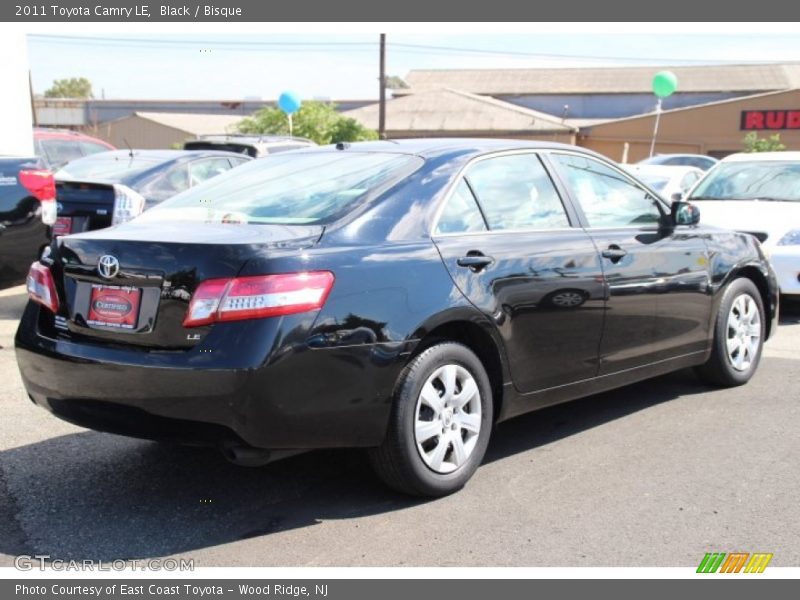 Black / Bisque 2011 Toyota Camry LE