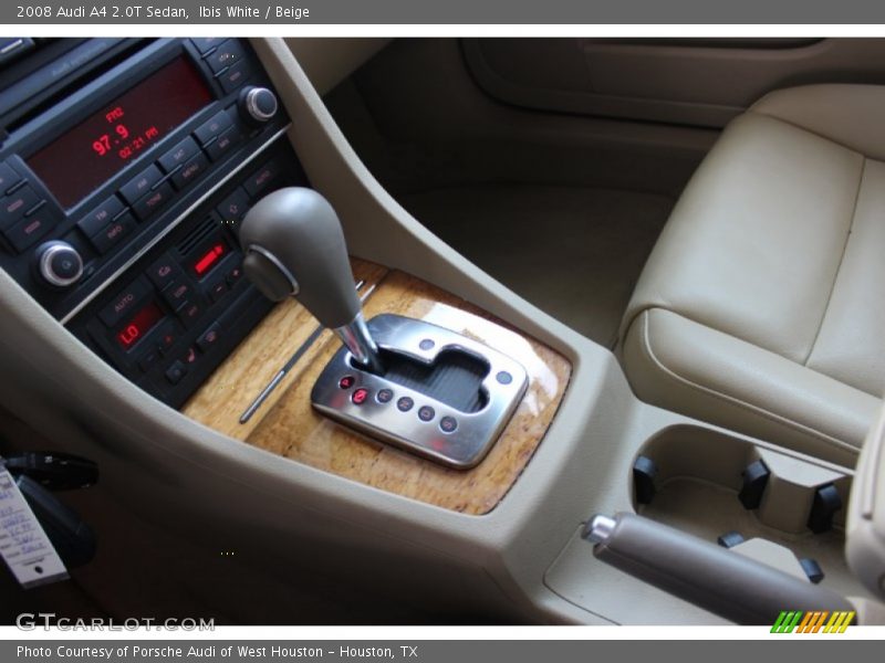 Ibis White / Beige 2008 Audi A4 2.0T Sedan