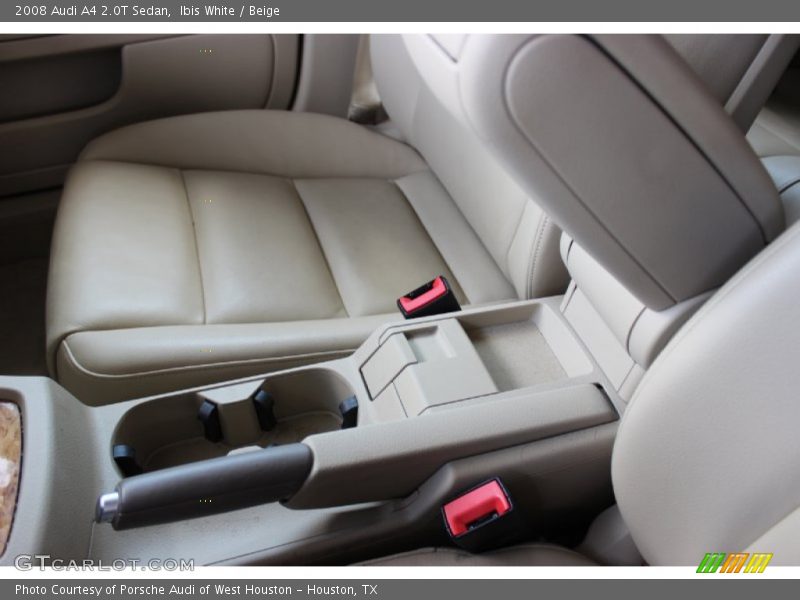 Ibis White / Beige 2008 Audi A4 2.0T Sedan