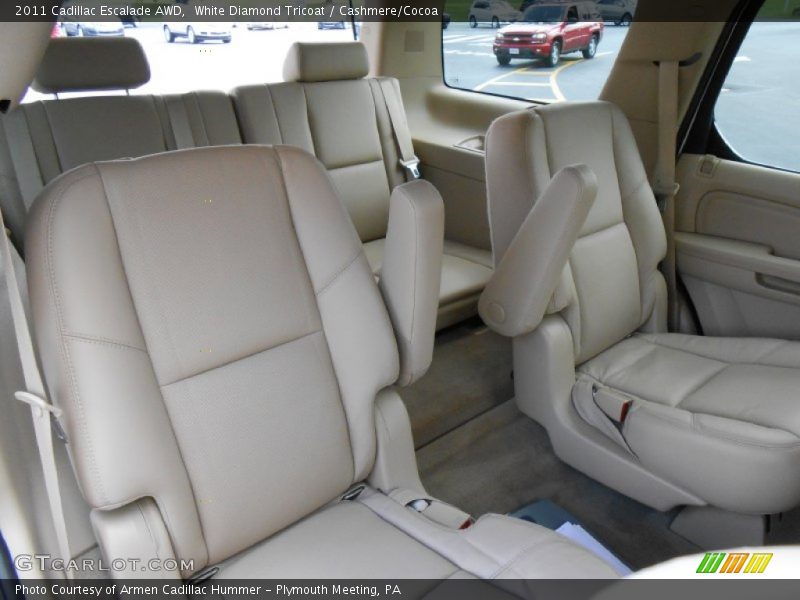 White Diamond Tricoat / Cashmere/Cocoa 2011 Cadillac Escalade AWD