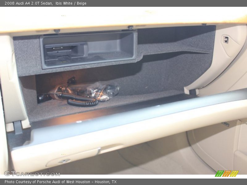 Ibis White / Beige 2008 Audi A4 2.0T Sedan