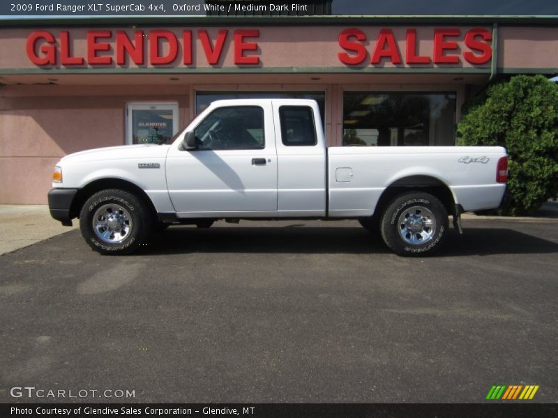 Oxford White / Medium Dark Flint 2009 Ford Ranger XLT SuperCab 4x4