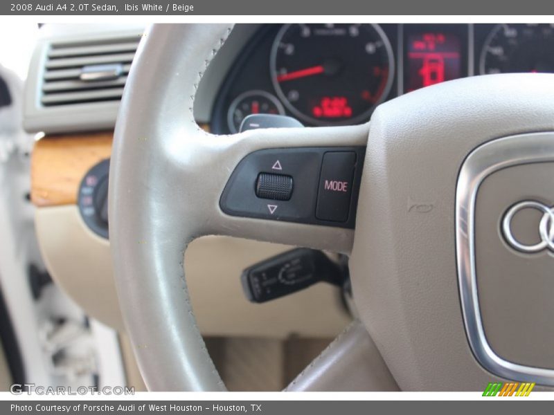 Ibis White / Beige 2008 Audi A4 2.0T Sedan