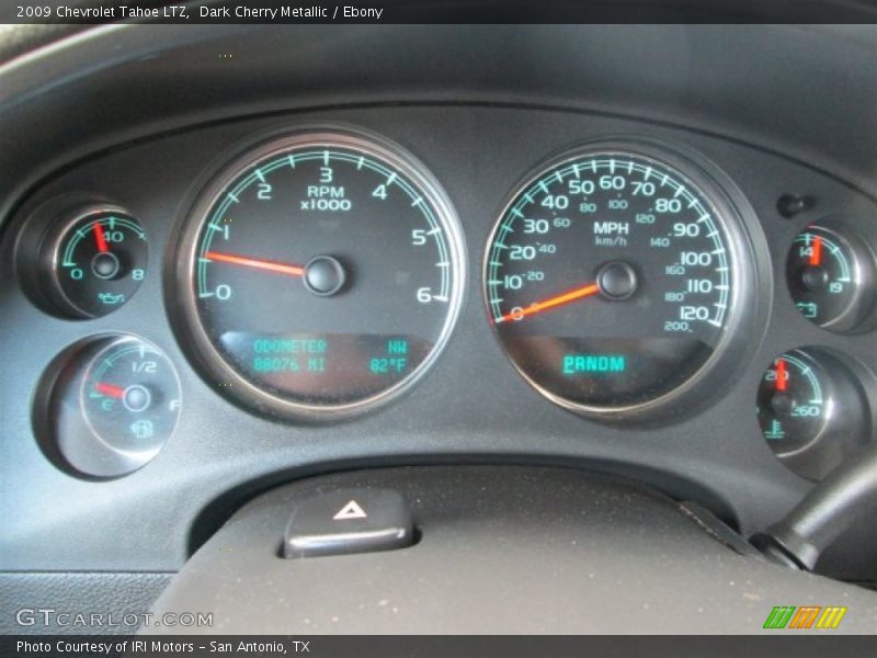 Dark Cherry Metallic / Ebony 2009 Chevrolet Tahoe LTZ