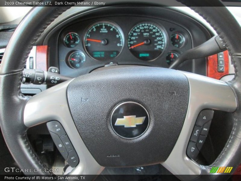 Dark Cherry Metallic / Ebony 2009 Chevrolet Tahoe LTZ