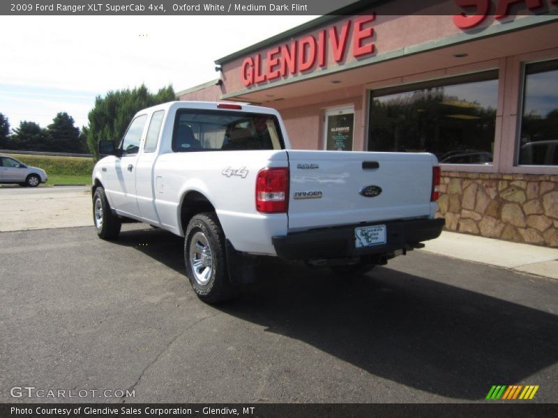 Oxford White / Medium Dark Flint 2009 Ford Ranger XLT SuperCab 4x4