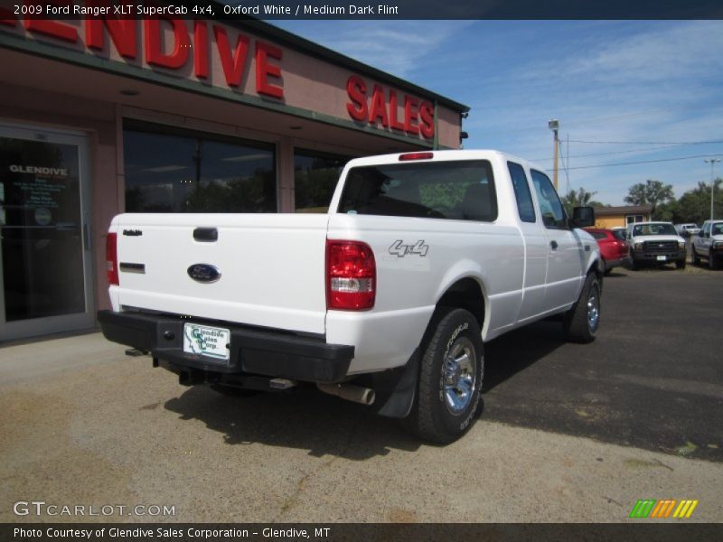Oxford White / Medium Dark Flint 2009 Ford Ranger XLT SuperCab 4x4
