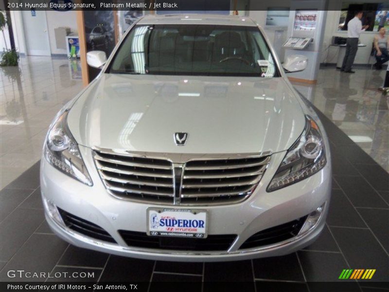 Platinum Metallic / Jet Black 2014 Hyundai Equus Signature
