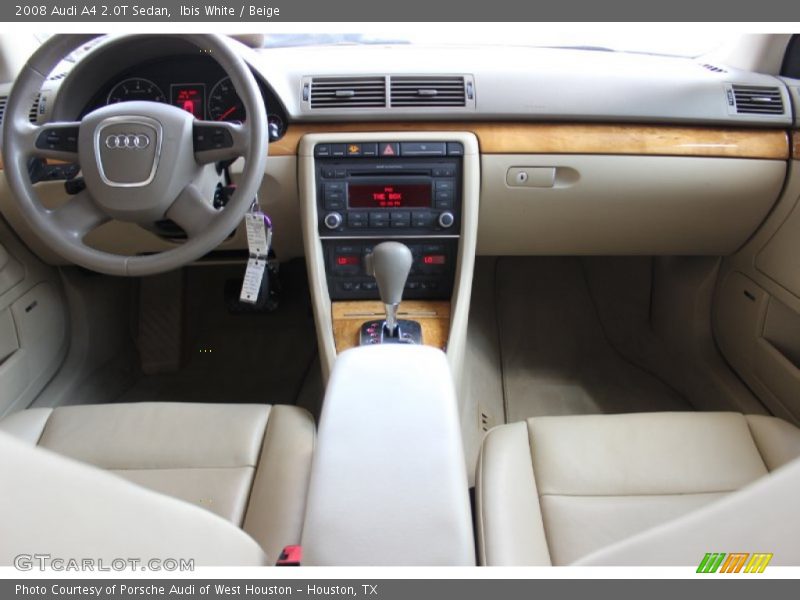 Ibis White / Beige 2008 Audi A4 2.0T Sedan
