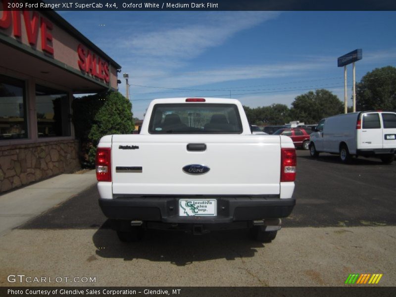 Oxford White / Medium Dark Flint 2009 Ford Ranger XLT SuperCab 4x4